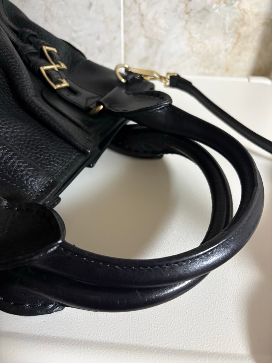 버버리 소가죽 토트백 크로스백 상품이미지3