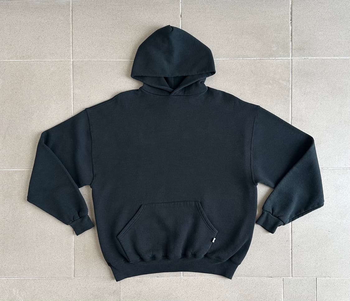 90s 빈티지 러셀 후드 블랙 XL 상품이미지1