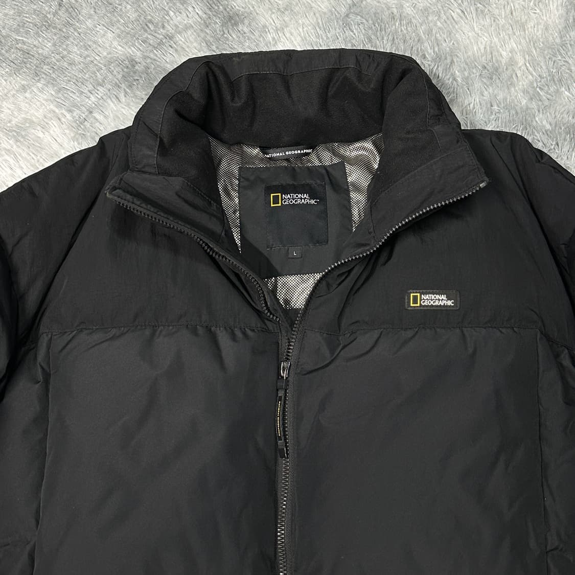 내셔널지오그래픽 인피니움 블랙 숏패딩 L 상품이미지2