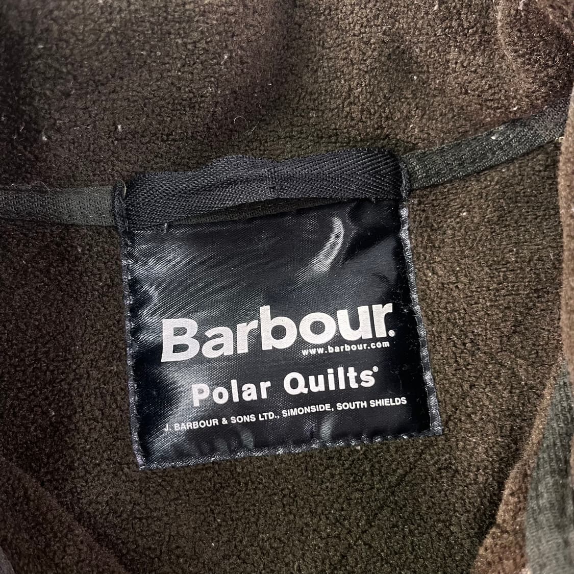 105 바버인터네셔널 90s 카키 퀄팅 자켓 상품이미지2