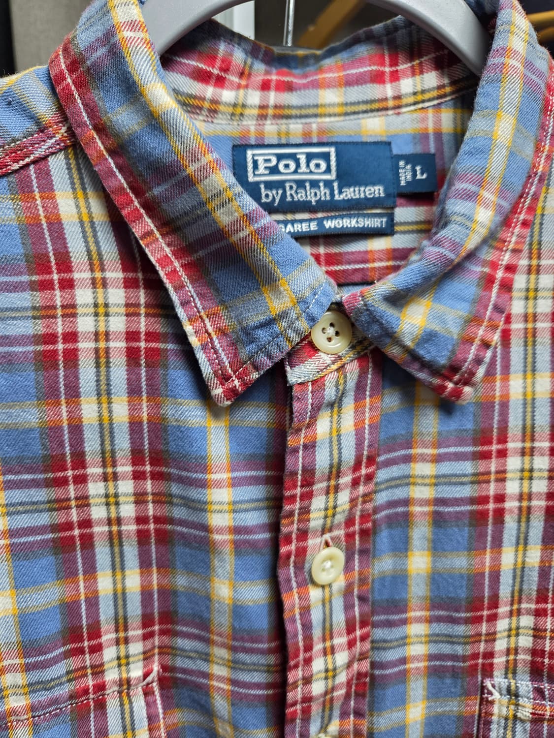 폴로 랄프로렌 덩가리 셔츠 l사이즈 상품이미지3