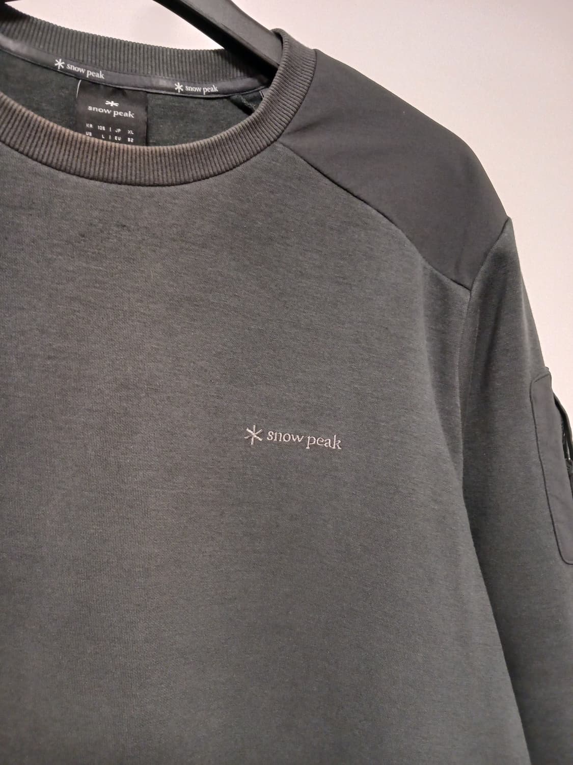 스노우피크 라운드넥 맨투맨 상품이미지2