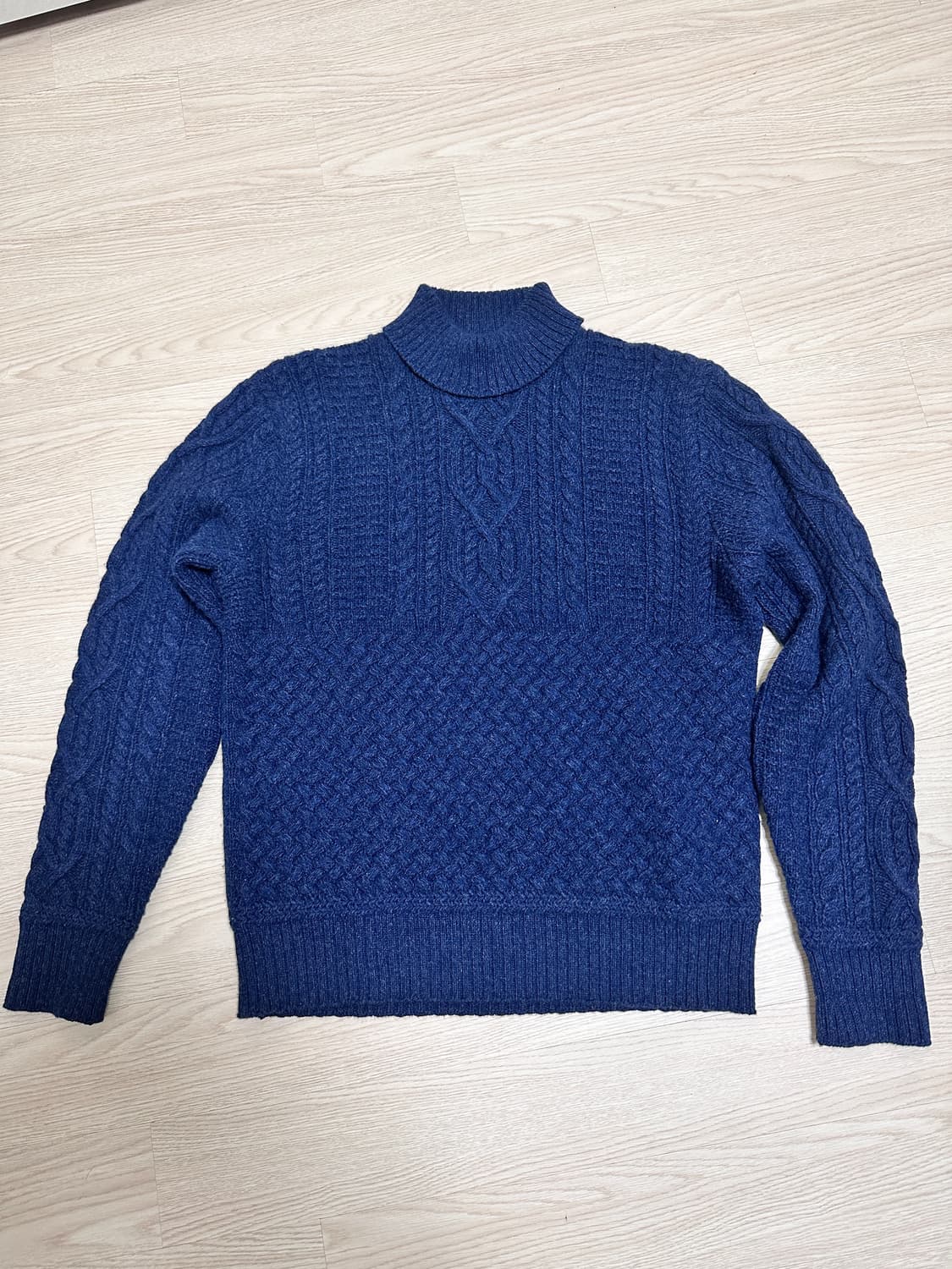 RRL 인디고 울캐시미어 터틀넥 스웨터 M 상품이미지2