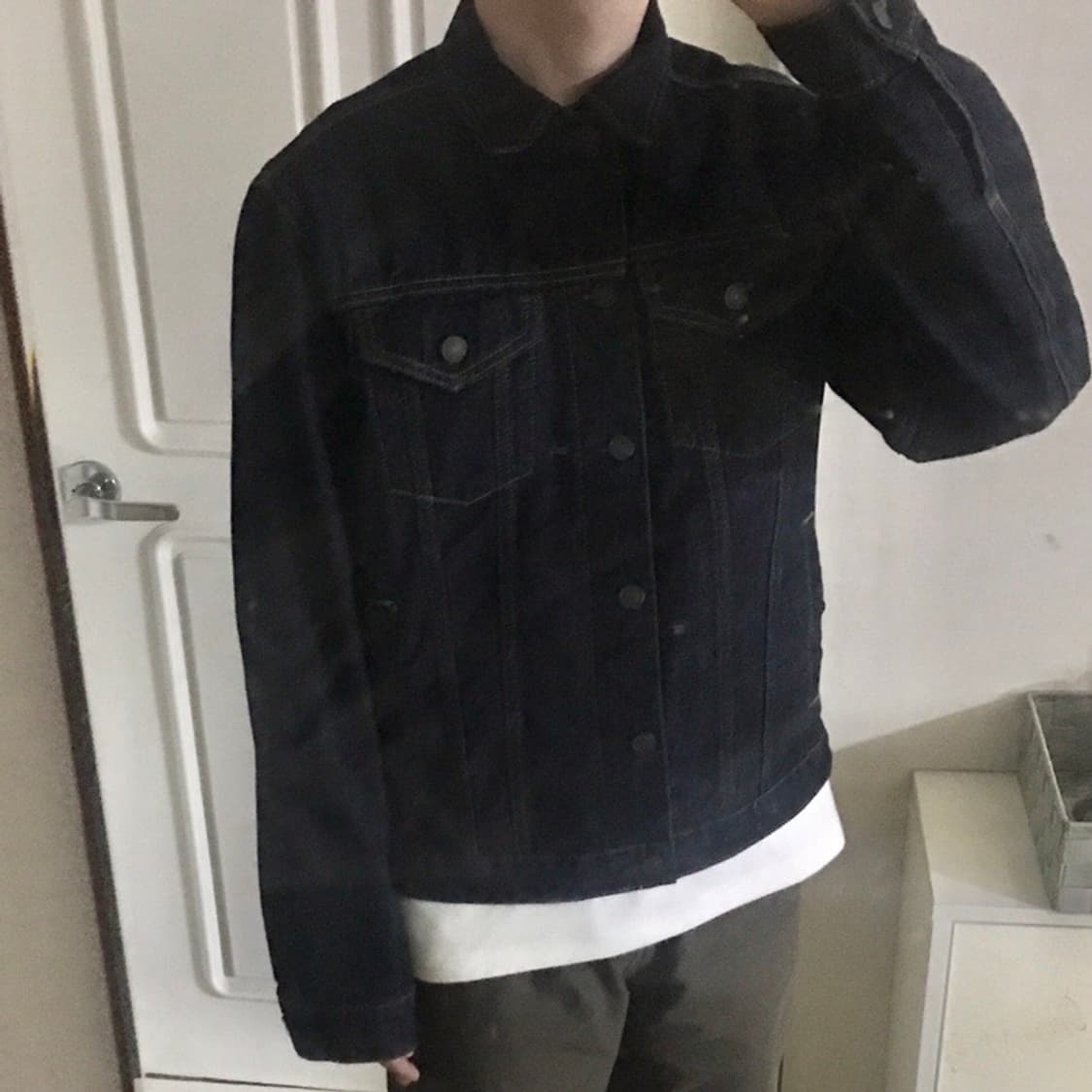 GAP 갭 데님 트러커 청자켓 M사이즈 상품이미지1