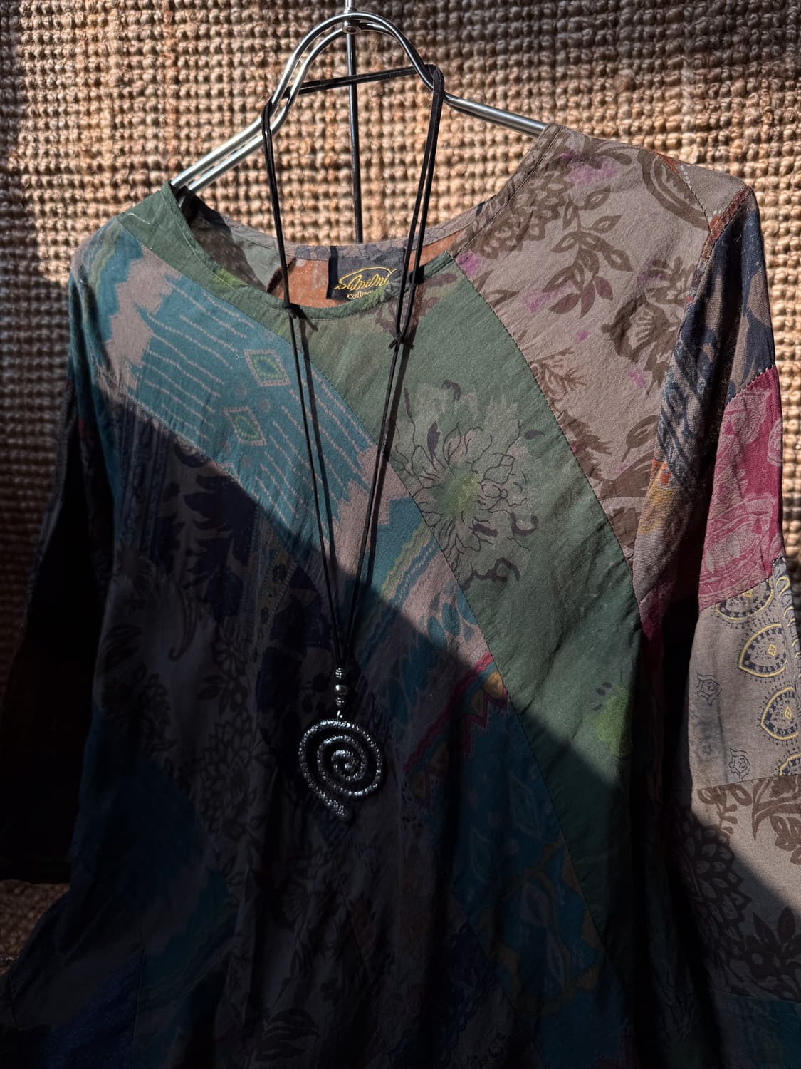 Linen Patch Long Blouse 0161 상품이미지2