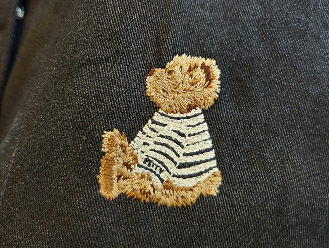 KETTY by 핑크 하우스 곰돌이 자수 검정 조끼 상품이미지4