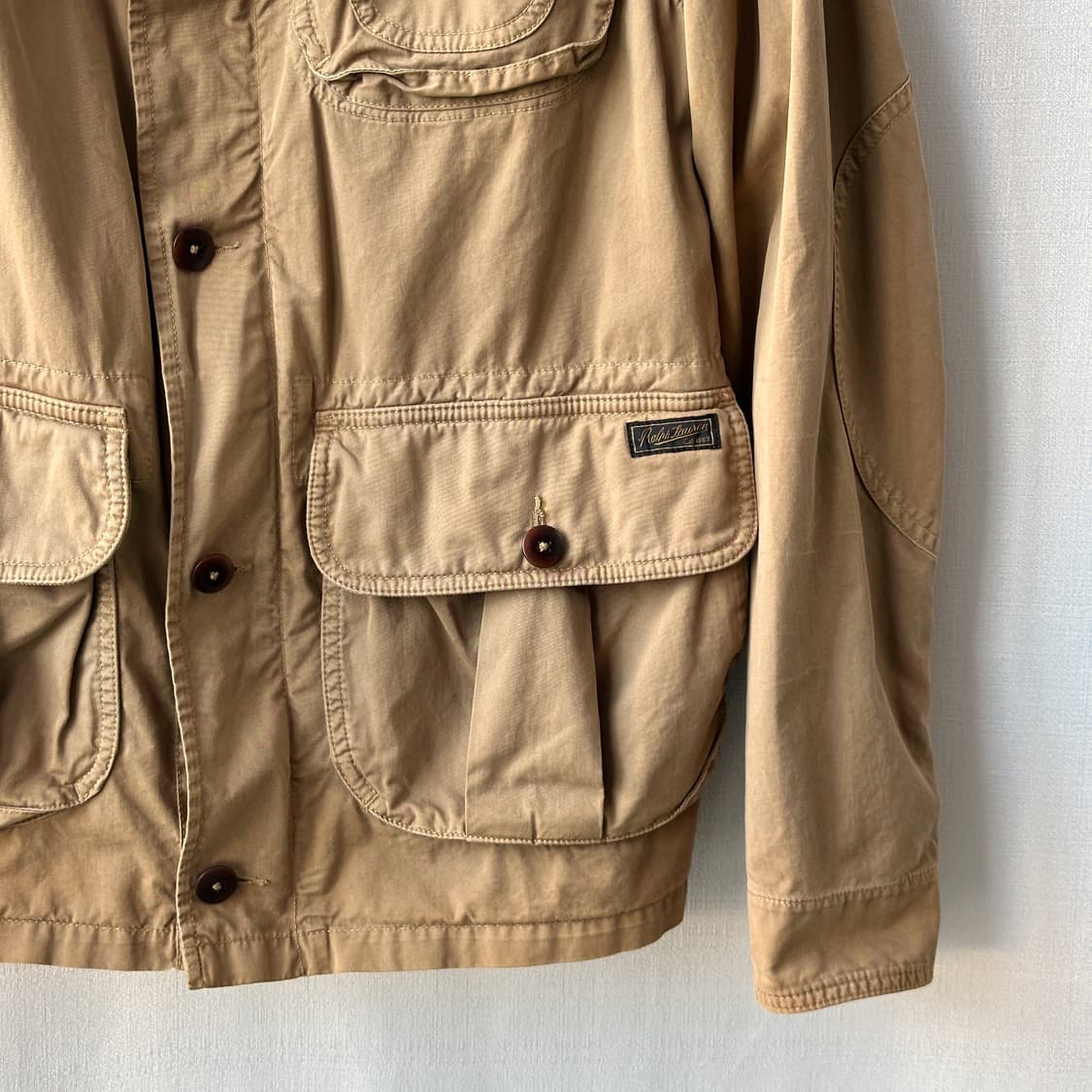 폴로 랄프로렌 모호크 헌팅 자켓 베이지 S 상품이미지4