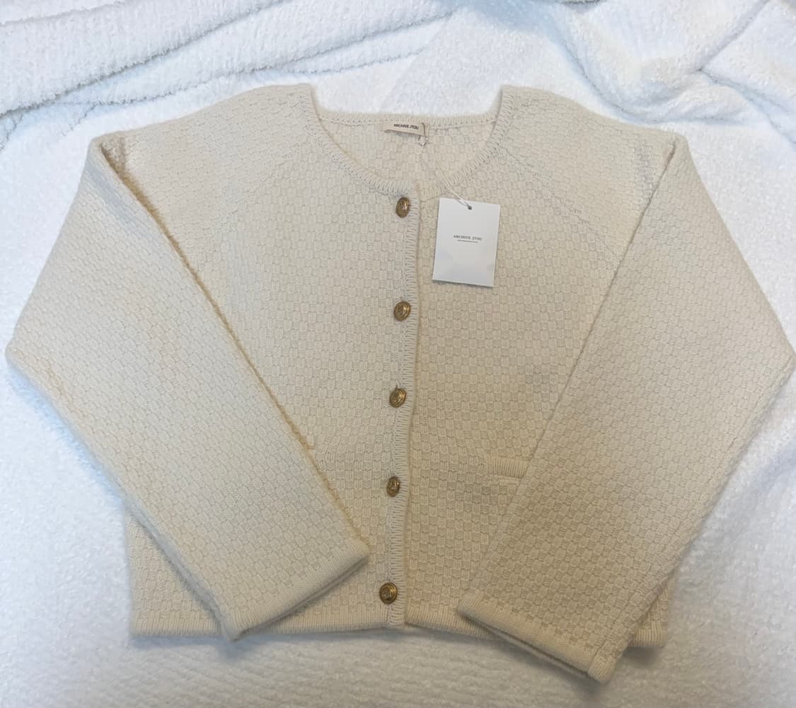 아카이브제이투유 oversized diana cardigan ivory 상품이미지2