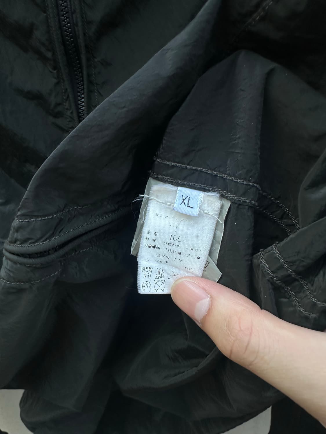 스톤아일랜드 메탈 나일론 후드 자켓 Xl (105) 상품이미지6