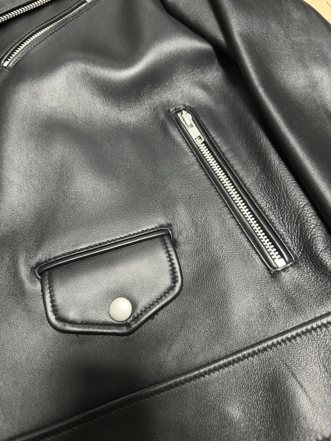 스페로네 카우하이드 라이더 가죽 자켓 상품이미지2