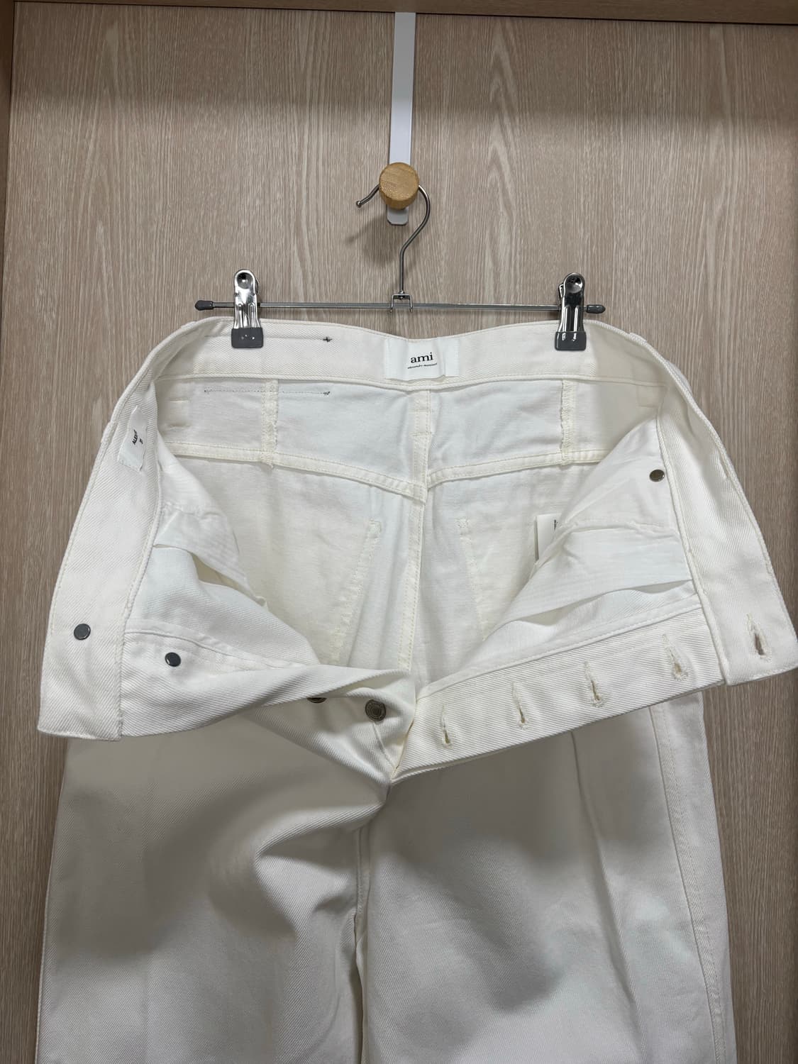 아미AMI 알렉스핏 데님팬츠 31" / 내츄럴 화이트 상품이미지5