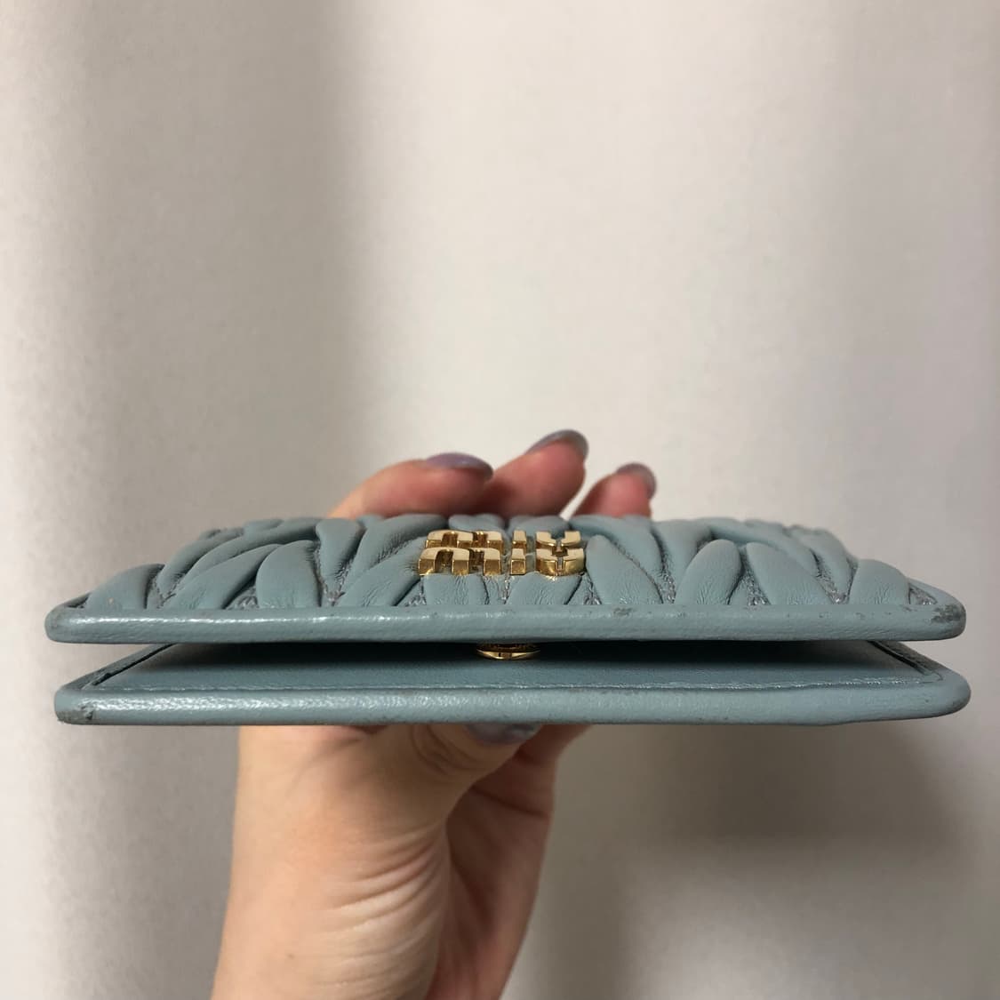 미우미우 마테라쎄 반지갑 상품이미지6