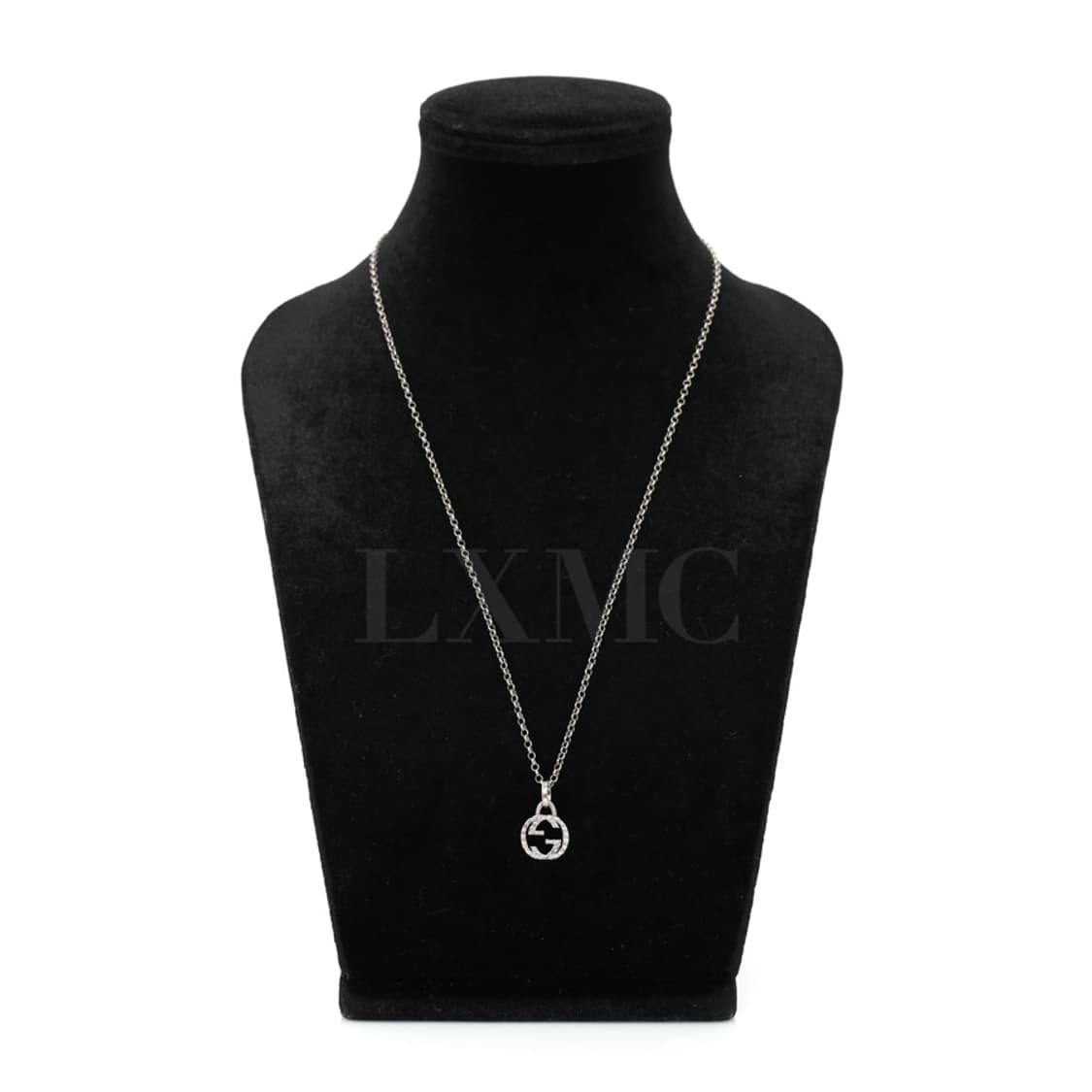 구찌 인터로킹 실버목걸이 GG로고 체인 네크리스 455535 상품이미지8