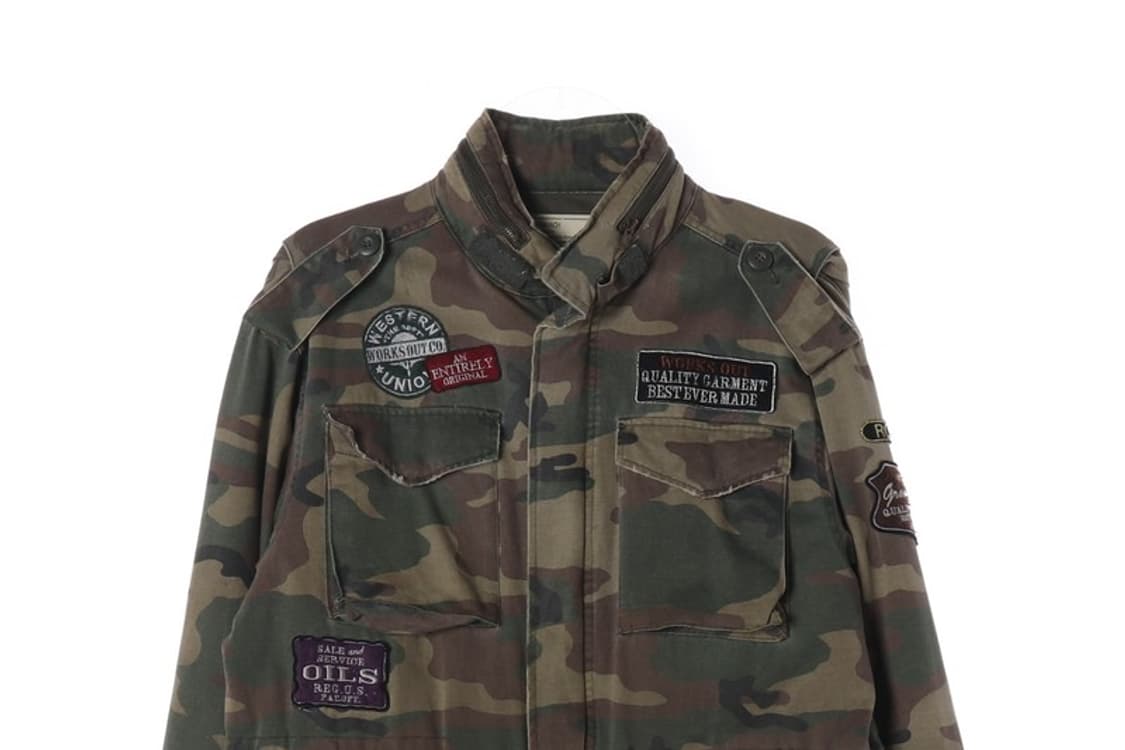 카라바흐 카모 M65 패치 야상 자켓 XL 상품이미지4