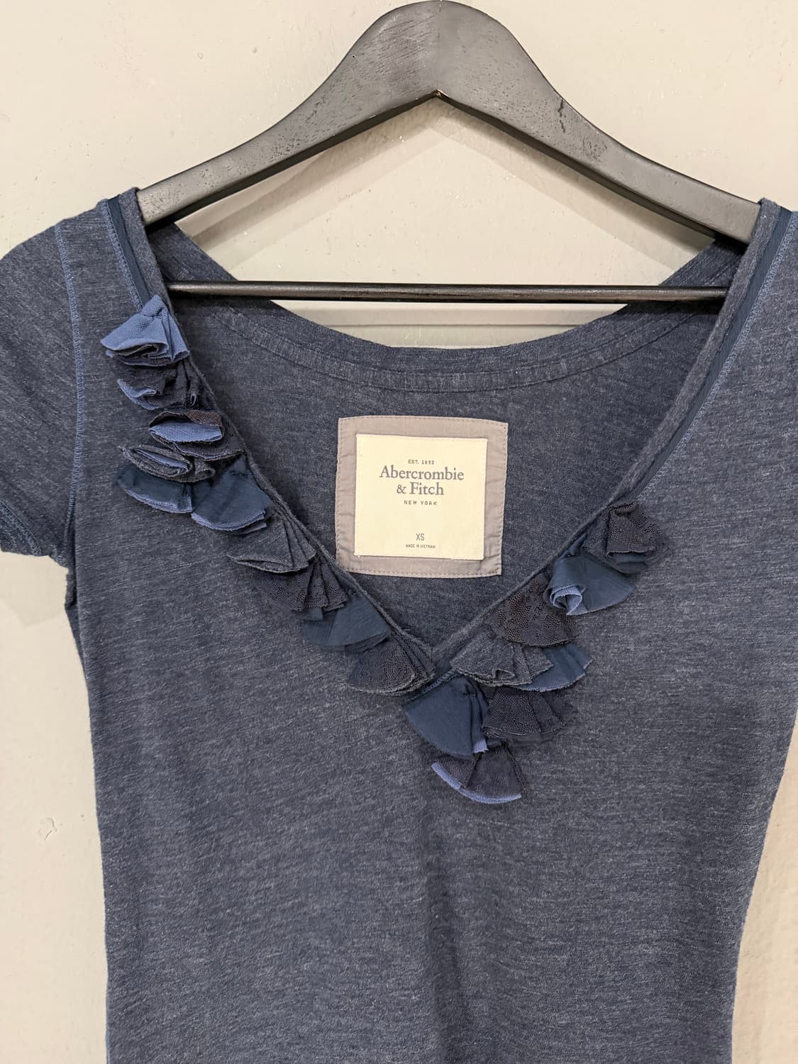 Abercrombie frill lace point tee  상품이미지6