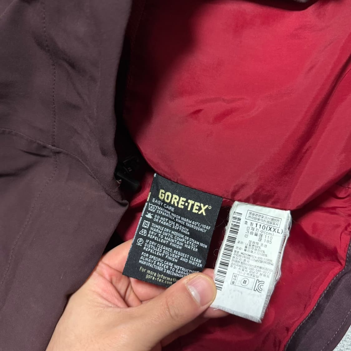 마운틴하드웨어 고어텍스 퍼포먼스 쉘 바람막이 자켓 상품이미지5