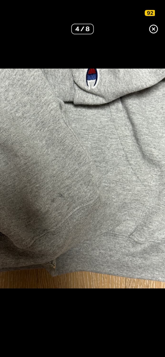 00s 빈티지 ARMY 후드집업 Champion 상품이미지4