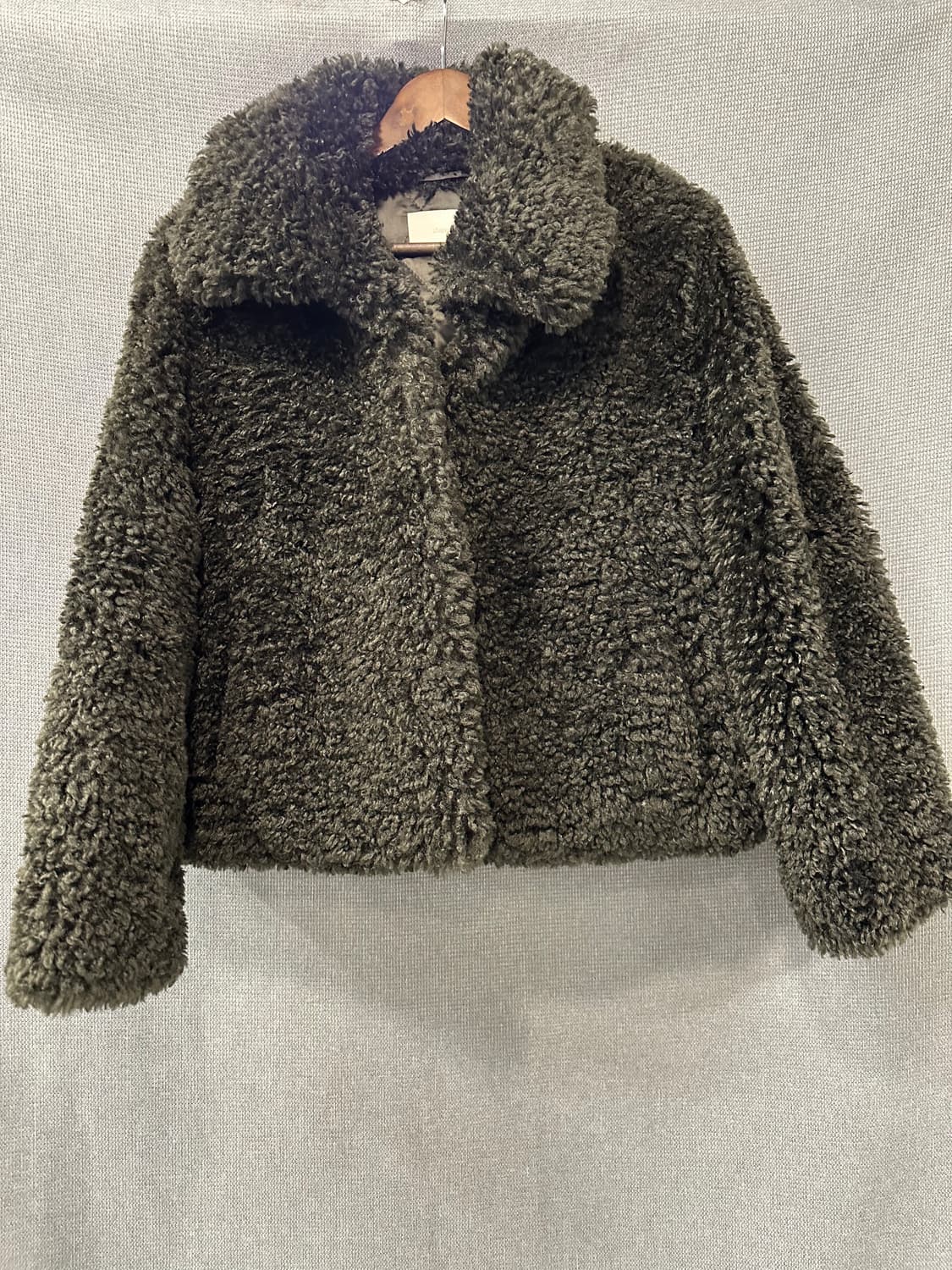 링서울 LINGSEOUL 테디 퍼 크롭 자켓 상품이미지1