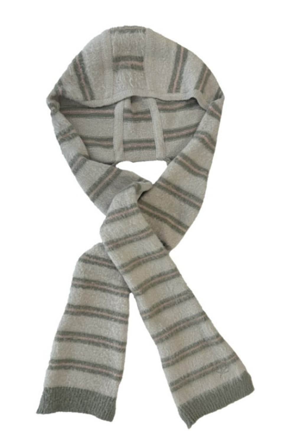 더콜디스트모먼트 후드 머플러 베이지 상품이미지1