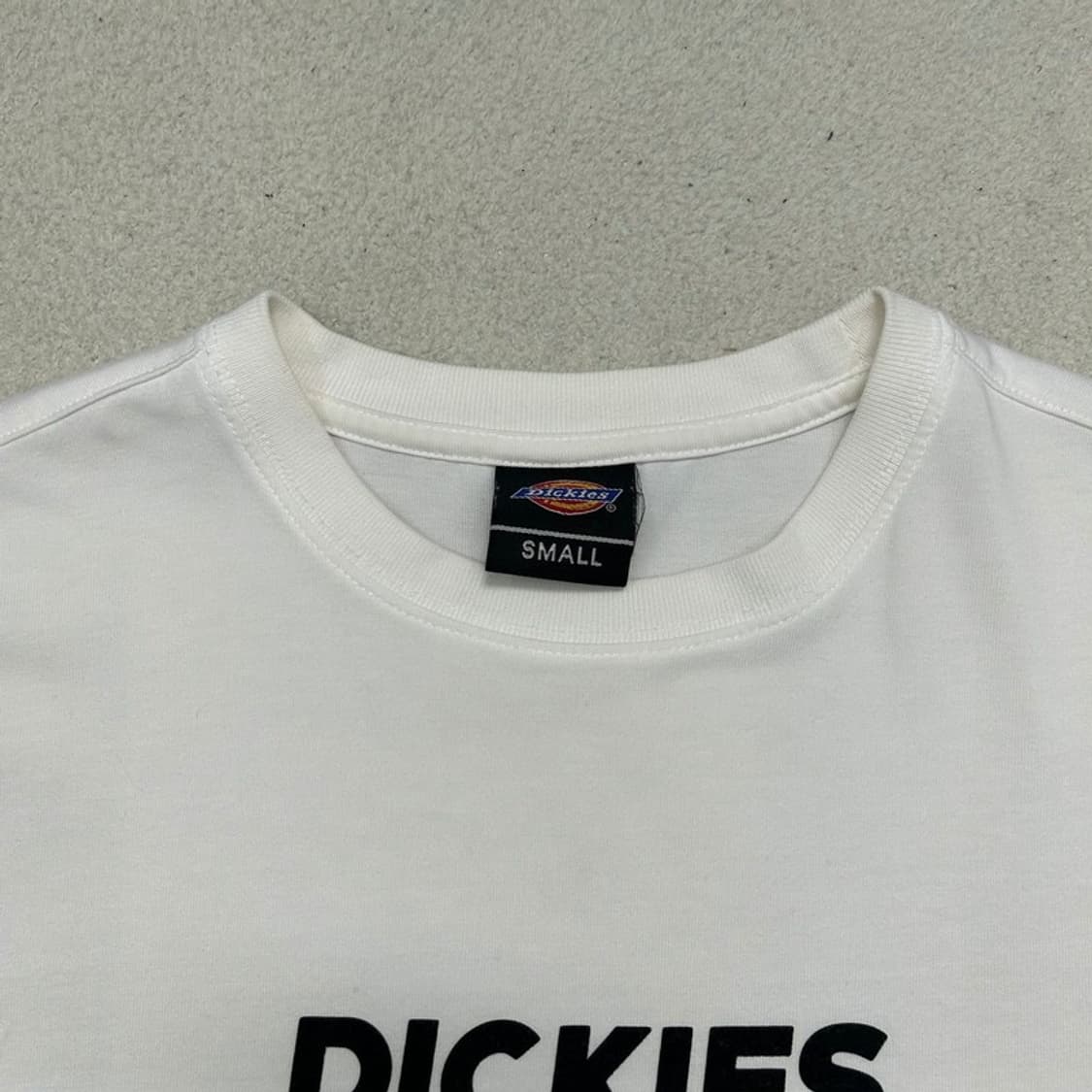 DICKIES 베이직 반팔 티 화이트 S 상품이미지5