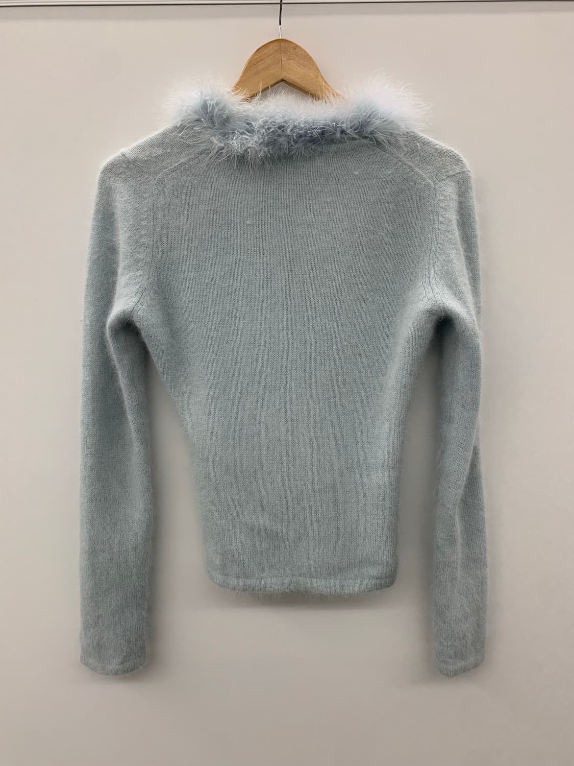 Kumikyoku 소다 퍼 앙고라 가디건 상품이미지4