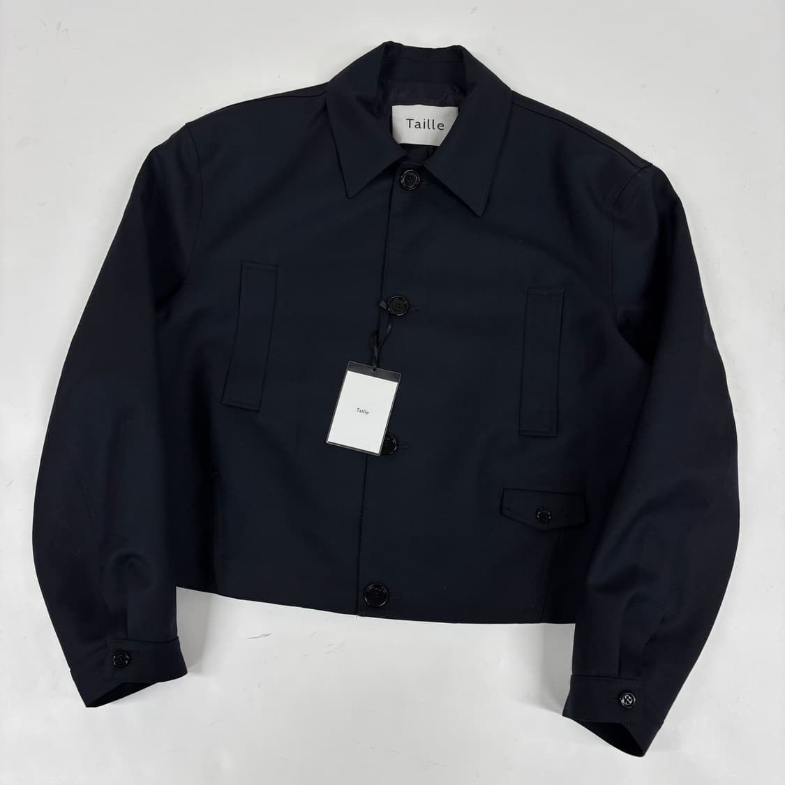 타일레 울 개버딘 오르빅 블루종 상품이미지1