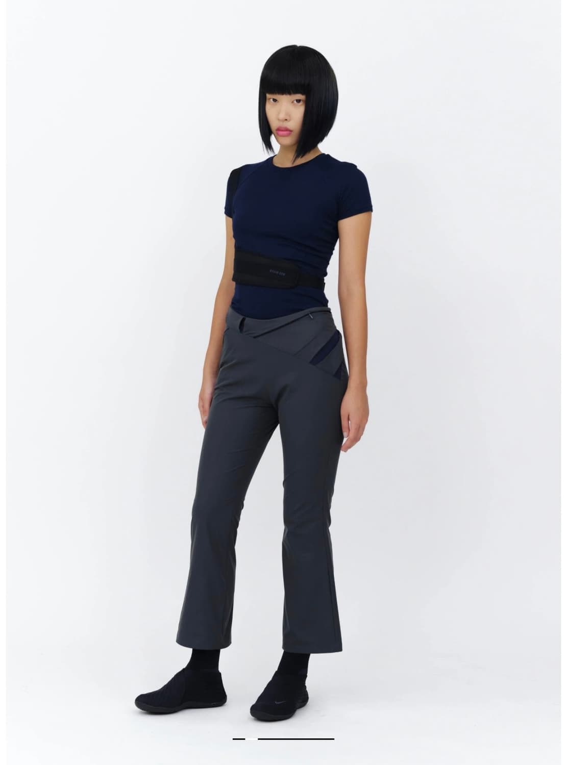 Cinched Pocket Pants 차콜 상품이미지2