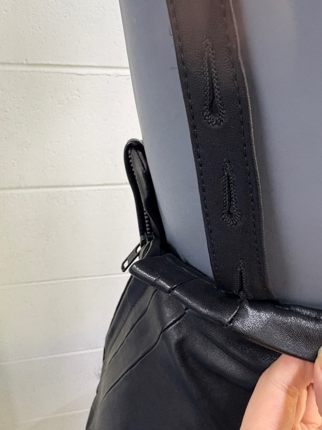 Ann demeulemeester leather skirt 상품이미지6