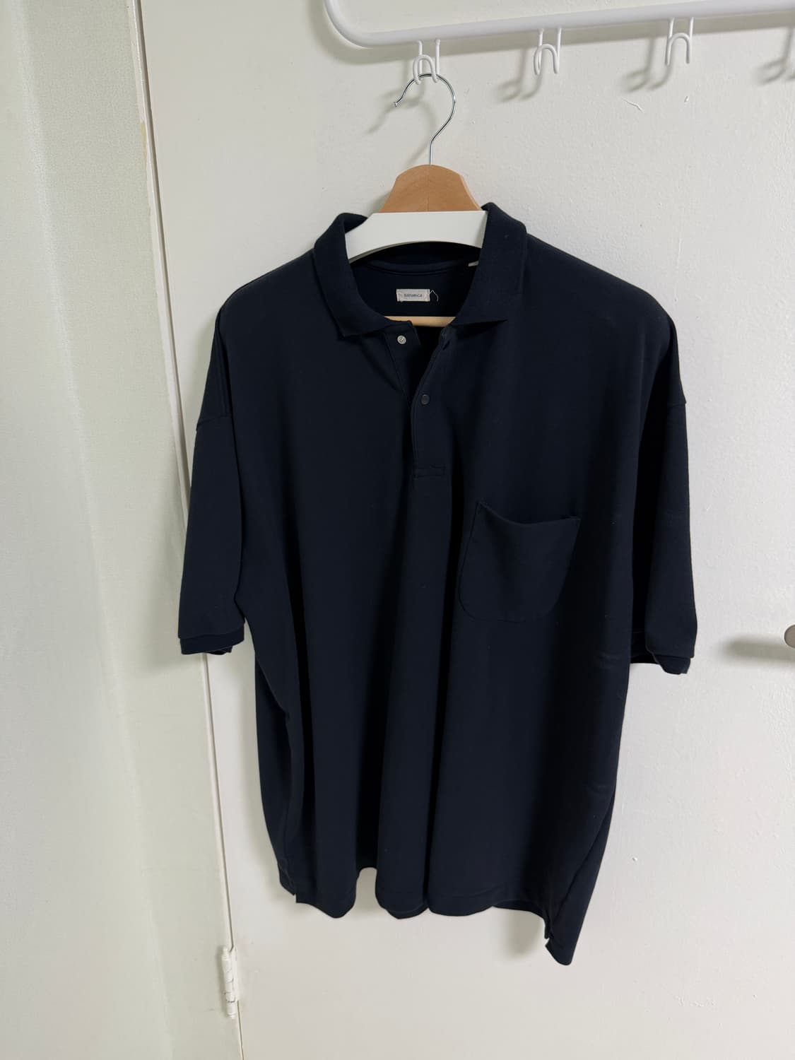 나나미카 25ss 폴로셔츠 네이비 상품이미지1