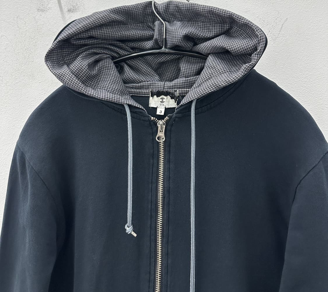 TK 2way check detail hoodie 상품이미지6