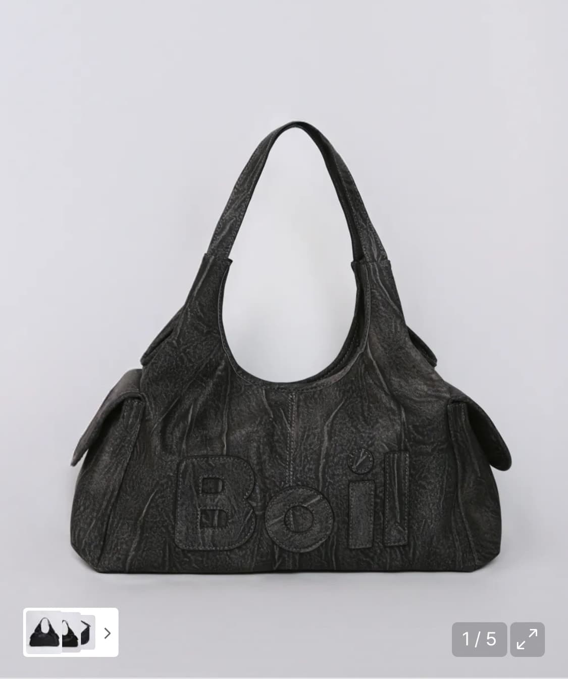 보일테일 메간 백 (WASHED BLACK) 상품이미지1
