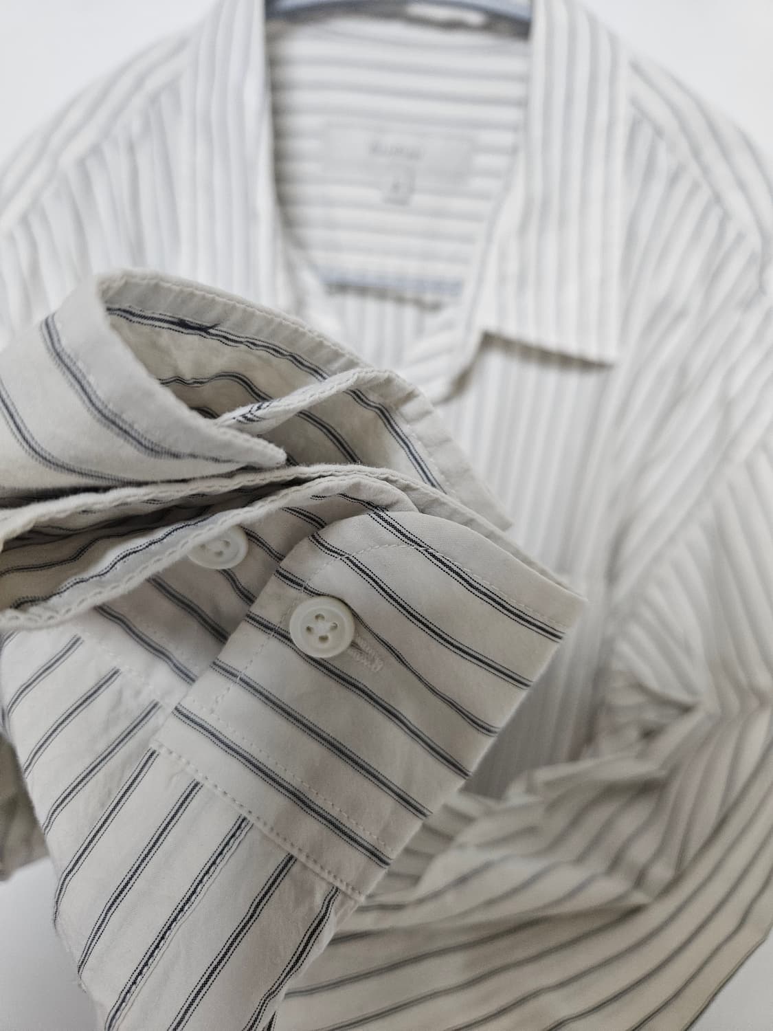 [48] 퍼스트플로어 수피마 스트라이프 셔츠 상품이미지4
