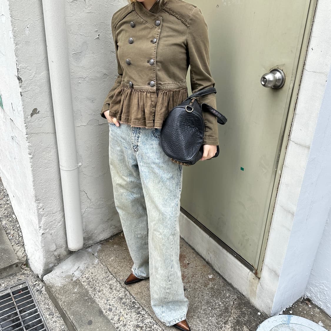 00s 프리피플 라이트웨이트 러플 나폴레옹 자켓 상품이미지8