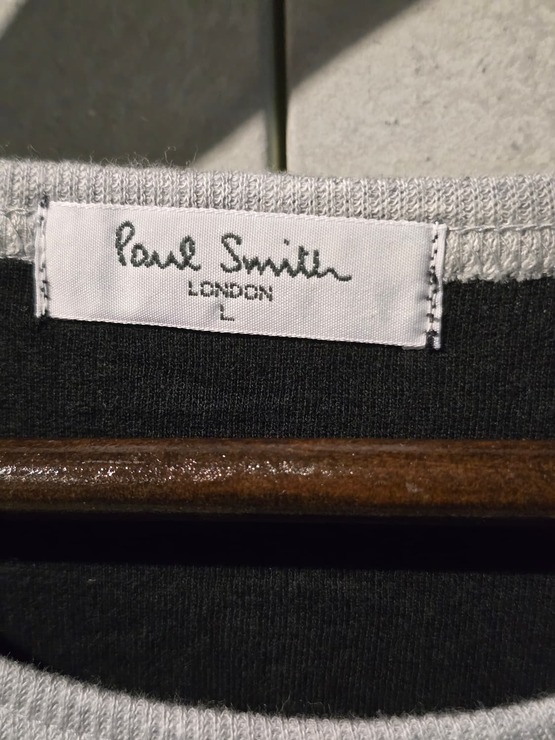 Paul Smith 배색 라인 래글런 니트 티셔츠 상품이미지3
