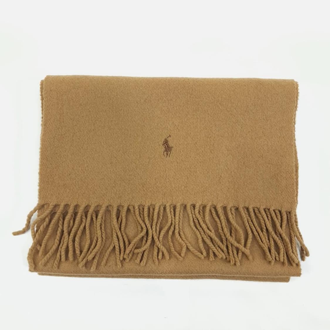 (MZ766)폴로 랄프로렌 베이지 램스울 목도리 머플러 상품이미지5