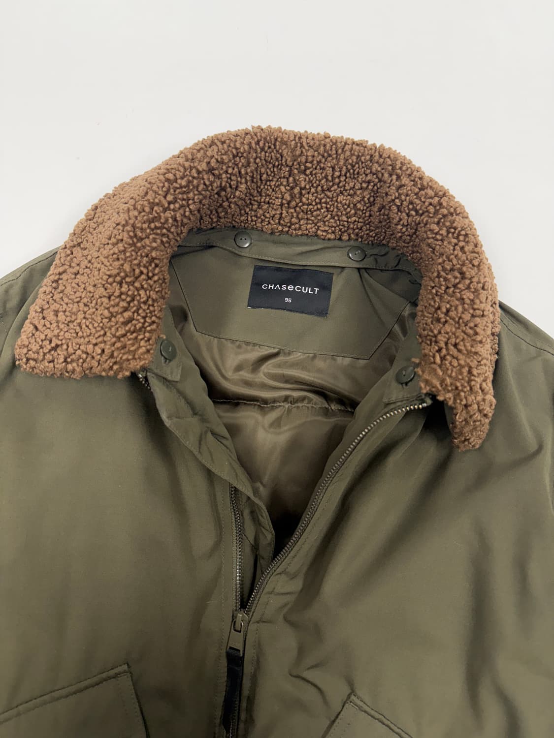 CHASECULT 양털 카라 패딩 블루종 상품이미지4