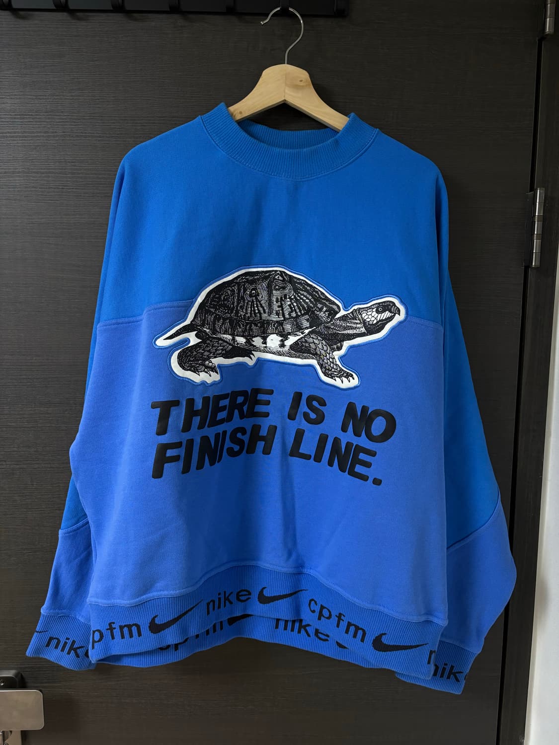 L - 나이키 x CPFM 플리스 크루넥 블루 상품이미지1