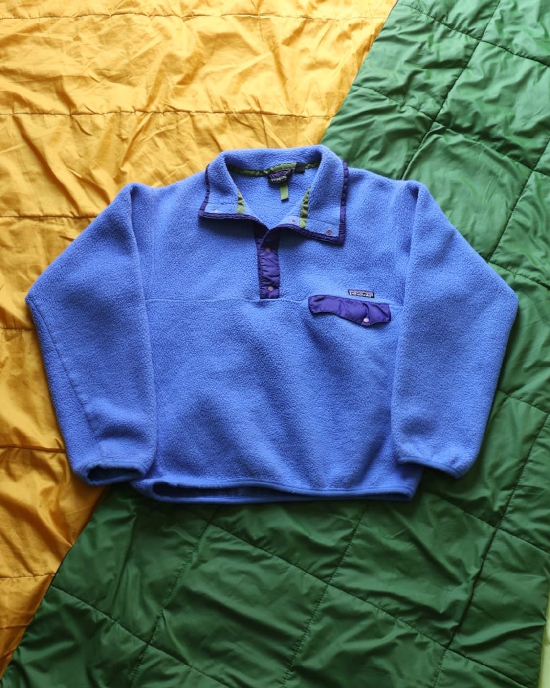 파타고니아 90s 빈티지 신칠라 스냅티 플리스 블루 상품이미지1