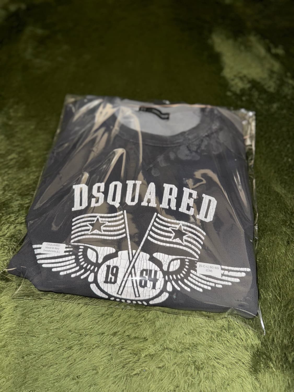[L] Dsquared2 디스퀘어드2 빈티지 워싱 스웻셔츠 그레이 상품이미지10