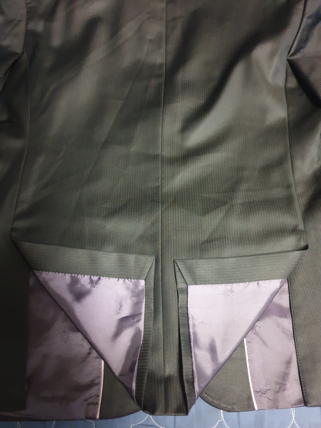 (빈티지) 피에르발망 스트라이프 클래식 투버튼 블레이저 (105) 상품이미지3