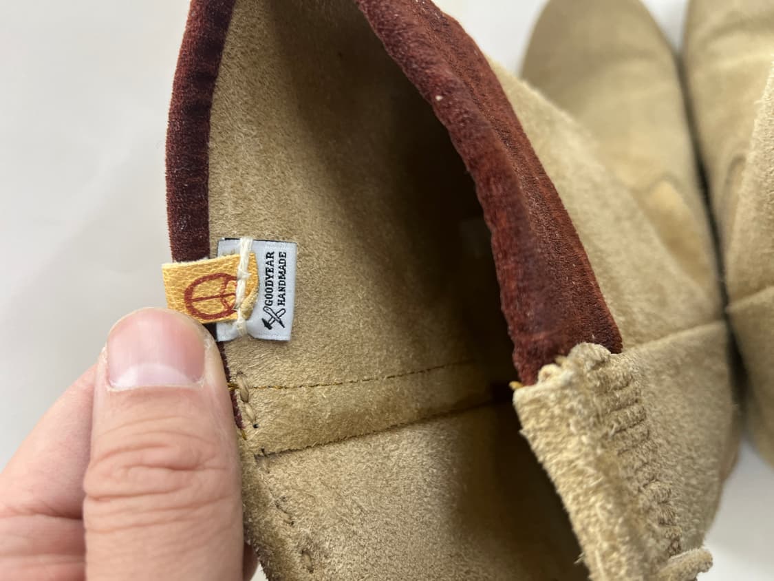 비즈빔 베이지 스웨이드 와바나키 SUTAIO 부츠 9.5 FIL매장 별주 상품이미지4