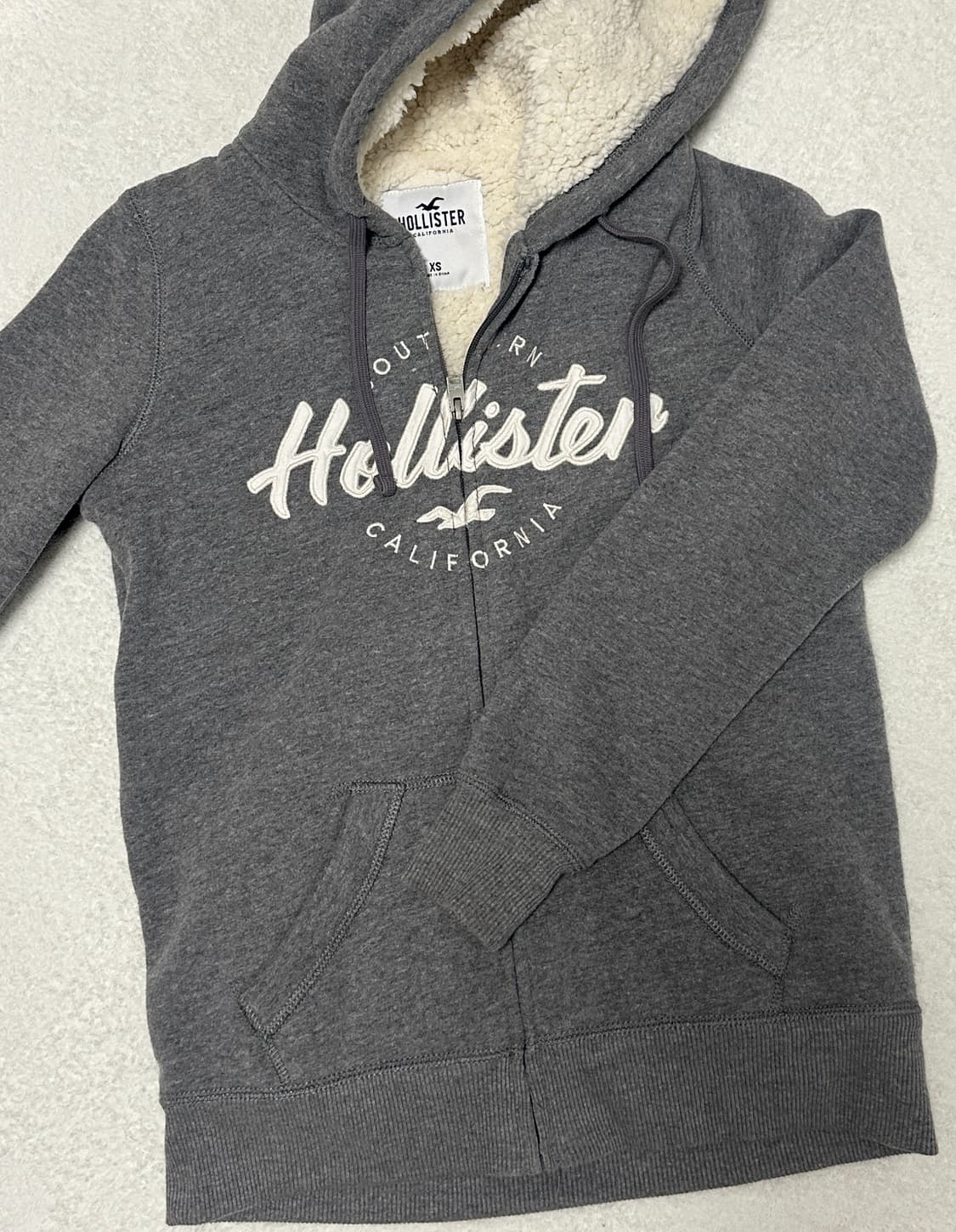 홀리스터 후드집업 XS 상품이미지3