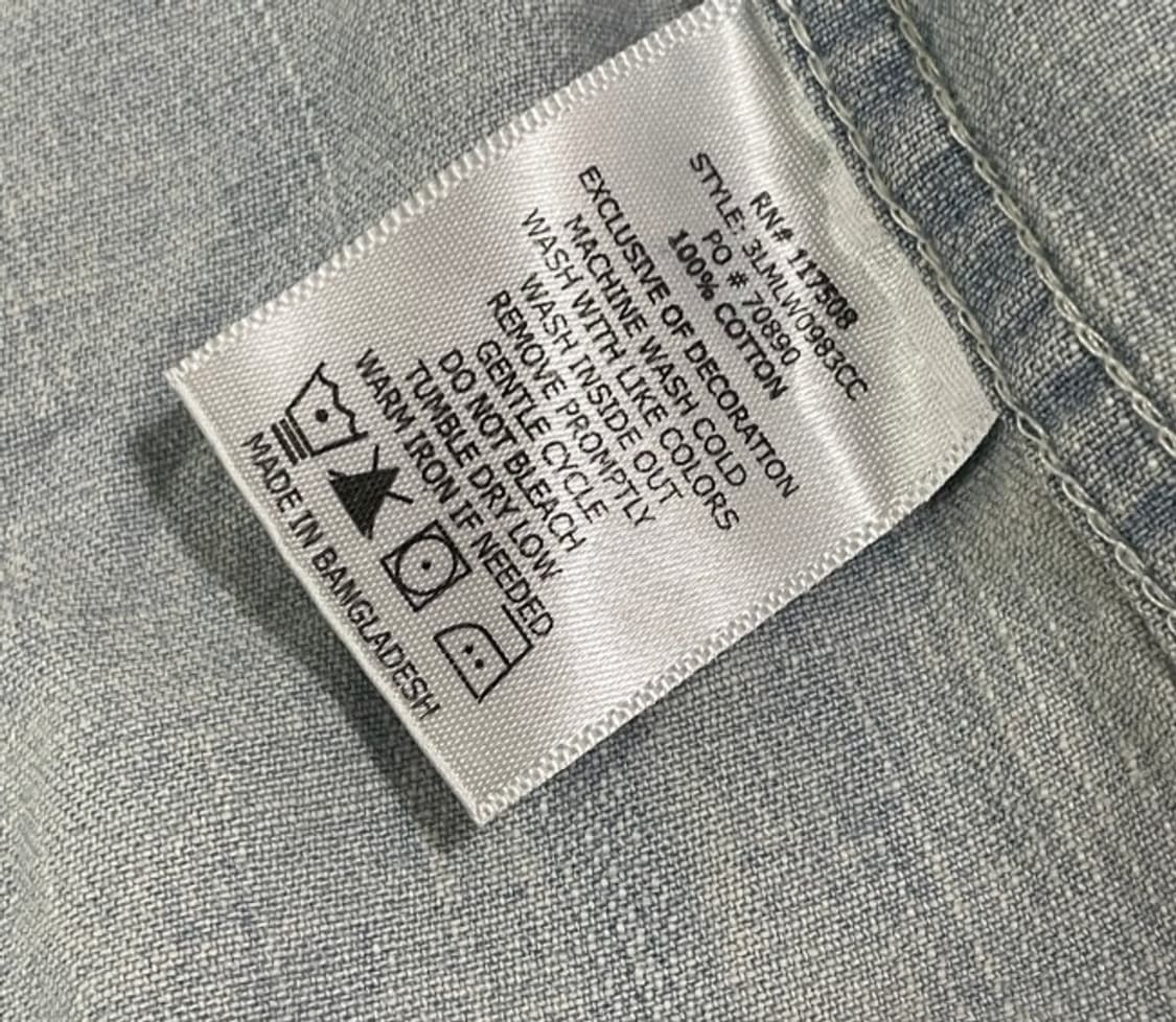 리바이스 데님셔츠 긴팔셔츠 95/M 상품이미지4