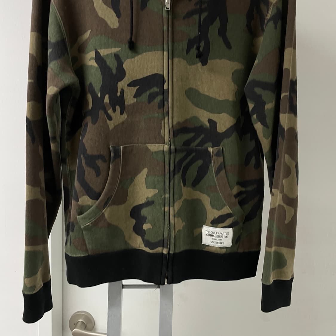 와코마리아 밀리터리 후드 집업 S 상품이미지7