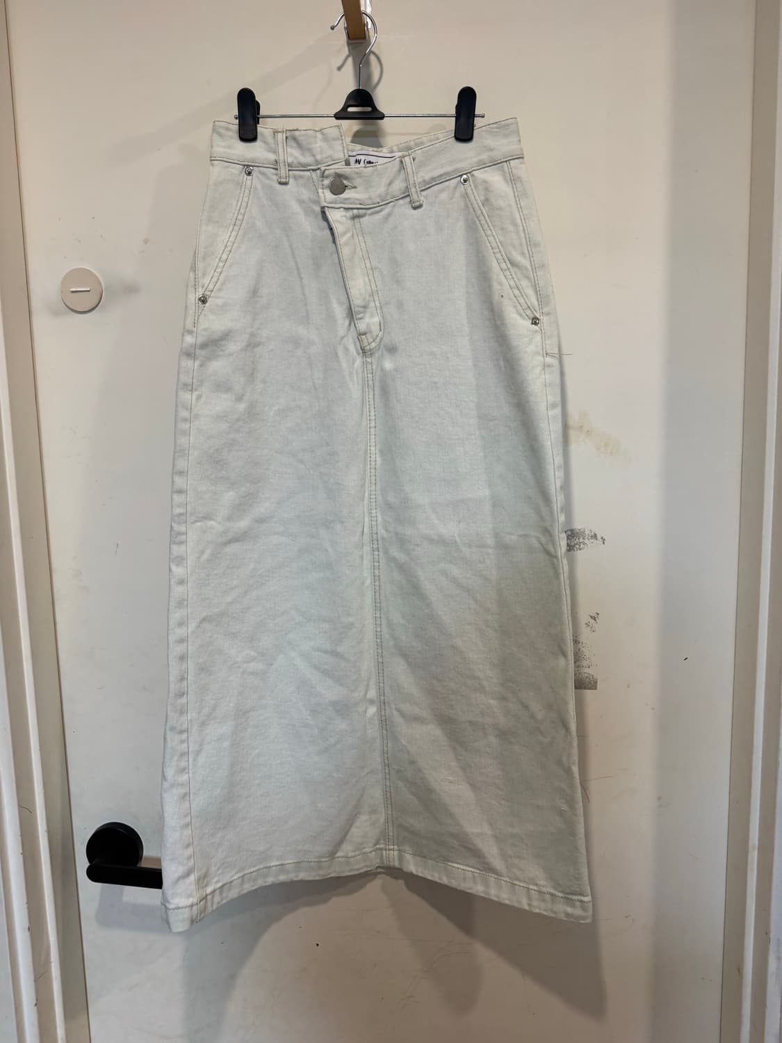 AAV 아브컬렉션 데님 롱스커트 상품이미지2