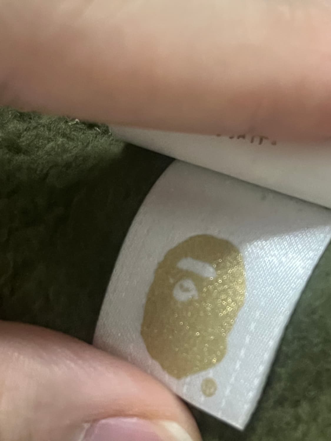 베이프 타이거 녹계 후드집업 상품이미지5