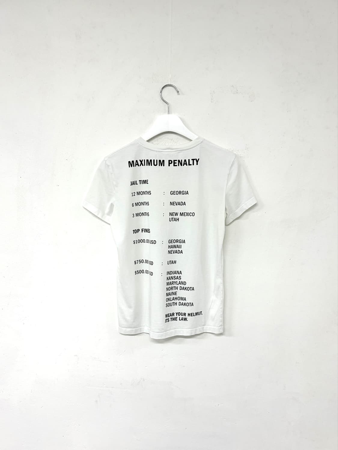 Helmut Lang Crew Neck T-Shirt  상품이미지1