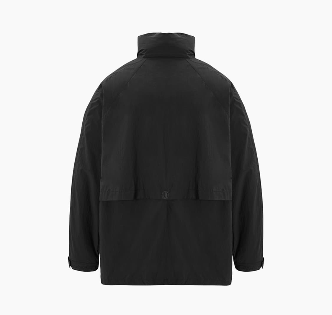 아웃스탠딩 쉘 후드 바람막이 자켓 블랙 상품이미지5