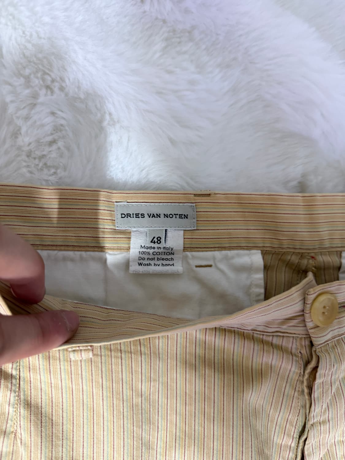 [48] 드리스 반 노튼 스트라이프 팬츠 상품이미지1
