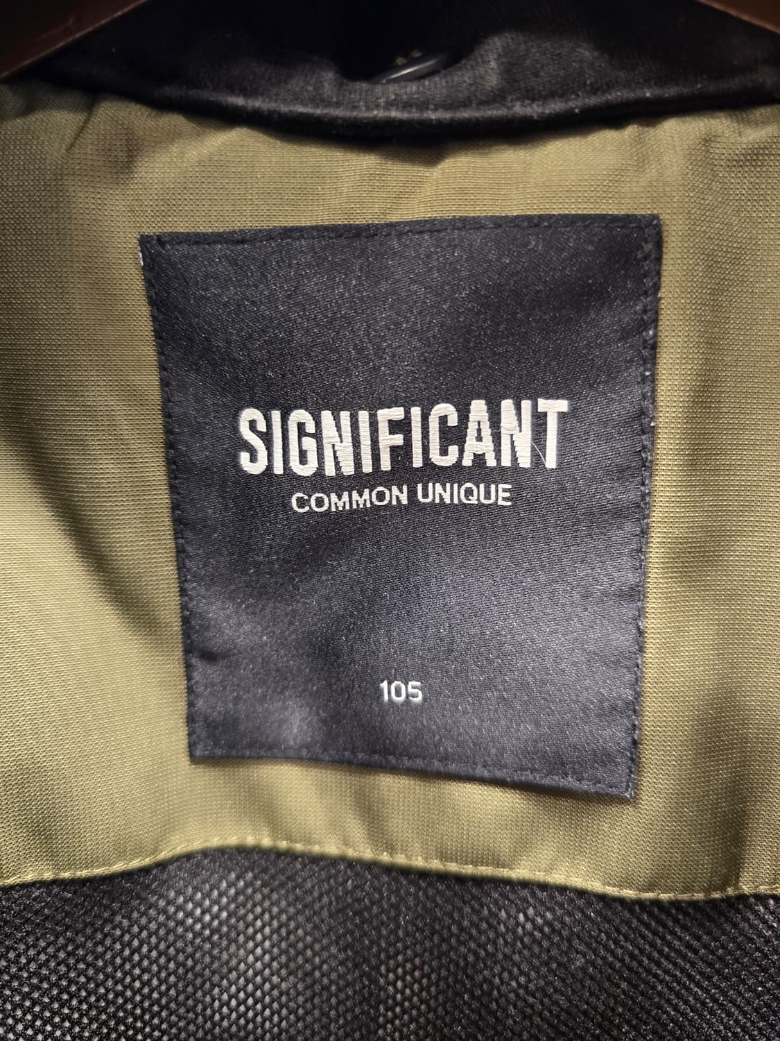 시그니피컨트 후드 코치 자켓 105 카키 상품이미지7